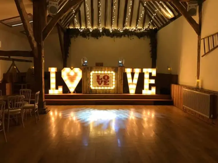 Love letters and booth